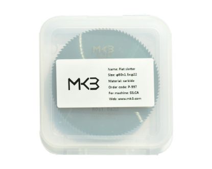 Flat Slotter Cutter Carbide Material φ80x1.5xφ22| MK3