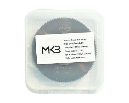 Angle Milling Cutter HSSCo-Coating Material φ80x5xφ16x84°