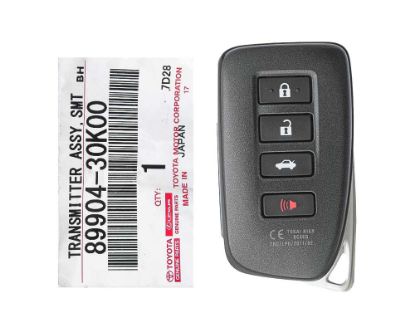 Brand New Lexus GS 2016 Genuine/OEM Smart Key Remote 4 Buttons 433MHz 89904-30K00 89904-30D20 / FCCID: BC4EQ | Emirates Keys