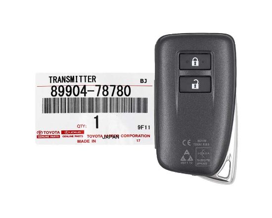 Brand NEW Lexus NX 2016 Genuine/OEM Smart Remote Key 2 Buttons 433MHz 89904-78780 8990478780 / FCCID: BG1EW | Emirates Keys