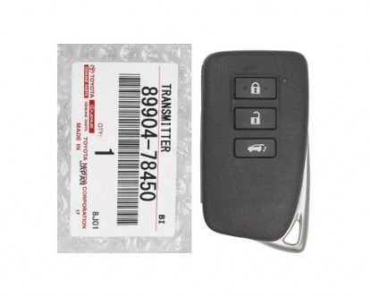 Brand NEW Lexus NX200 2015-2018 European Genuine/OEM Smart Remote Key 3 Buttons 433MHz 89904-78450 / FCCID: BG1EW | Emirates Keys