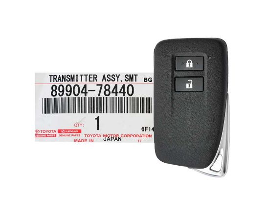 Brand New Lexus NX 2016-2019 Genuine/OEM Smart Remote Key 2 Buttons 433MHz 89904-78440 , 89904-78780 / FCCID: BG1EW | Emirates Keys