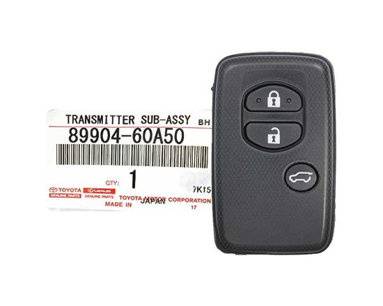 New Toyota Land Cruiser Prado 2010-2017 Genuine/OEM Smart Key Remote 3 Buttons Page1 98 433MHz FSK 89904-60A50 8990460A50 / FCCID: B74EA | Emirates Keys