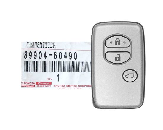 New Toyota Prado 2010-2017 Genuine/OEM Smart Key 3 Buttons 315MHz Japanese Type 89904-60490 8990460490 / FCCID: B74EA | Emirates Keys