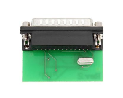 The adapter is intended to be used with the ABPROG Programmer ZN030 for reading NEC MCUs from Mercedes IR-Keys by soldering the MCU to the adapter