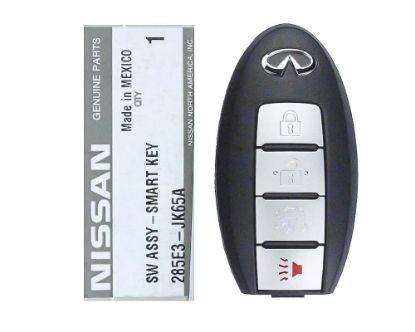 Brand New Infiniti G37 2008-2013 Genuine/OEM Smart Key Remote 4 Buttons 315MHz 285E3-JK65A 285E3JK65A / FCCID: KR55WK48903 OEM Box | Emirates Keys