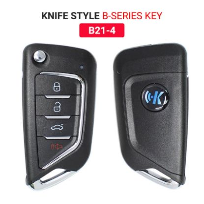 New KD Flip Remote Key 3+1 Buttons Type B21-4