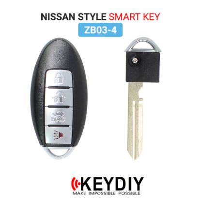 NEW ARRIVAL KD Universal Smart Remote Key ZB03-4, Keydiy, KD900, Locksmith tools, Remote key programming, BUY NOW