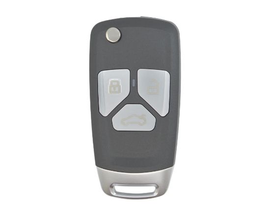 Keydiy KD Universal Flip Remote 3 Buttons Small Size Audi Style NB27-3