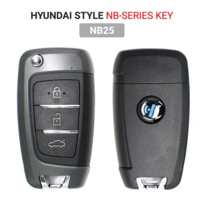Picture of Keydiy KD Universal Flip Remote Key 3 Buttons Hyundai Type NB25 PCF