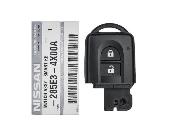 New Nissan Qashqai 2008-2013 Genuine/OEM Smart Head Key Remote 2 Buttons 433MHz 285E3-4X00A, 285E3-EB30A | Emirates Keys