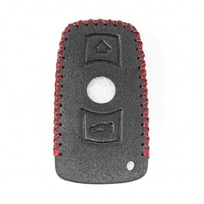 Leather Case For BMW CAS3 Remote Key 3 Buttons