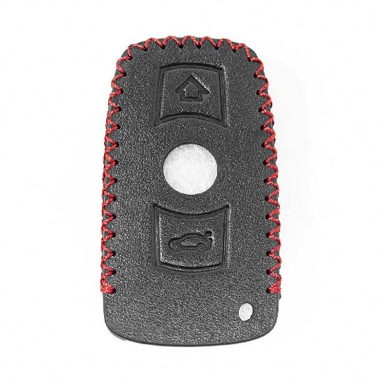 Leather Case For BMW CAS3 Remote Key 3 Buttons