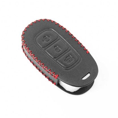 New Aftermarket Leather Case For Hyundai Verna Kona Venue Palisade Remote Key 3 Buttons High Quality Best Price | Emirates Keys