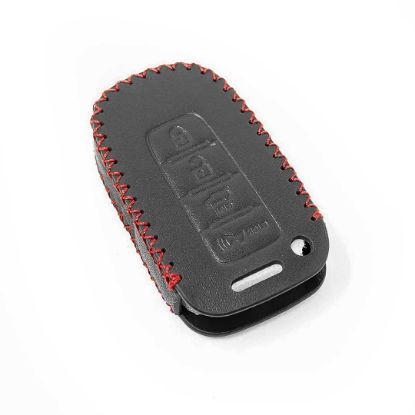 New Aftermarket Leather Case For Hyundai Kia Smart Remote Key 4 Buttons High Quality Best Price | Emirates Keys