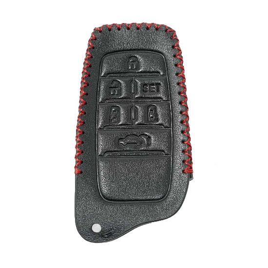 Leather Case For Toyota Vellfire Alphard Smart Remote Key 6 Buttons