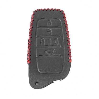 Leather Case For Toyota Previa Tarago Sienna Smart Remote Key 5 Buttons