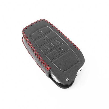 New Aftermarket Leather Case For Toyota Previa Tarago Sienna Smart Remote Key 5 Buttons High Quality Best Price | Emirates Keys