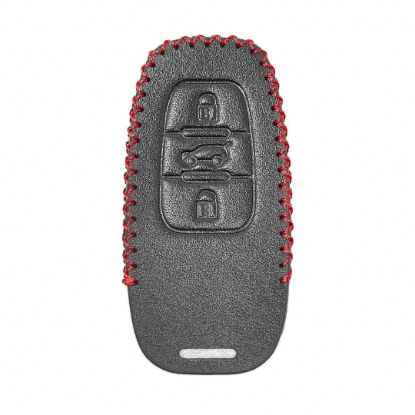 Leather Case For Audi Smart Remote Key 3 Buttons