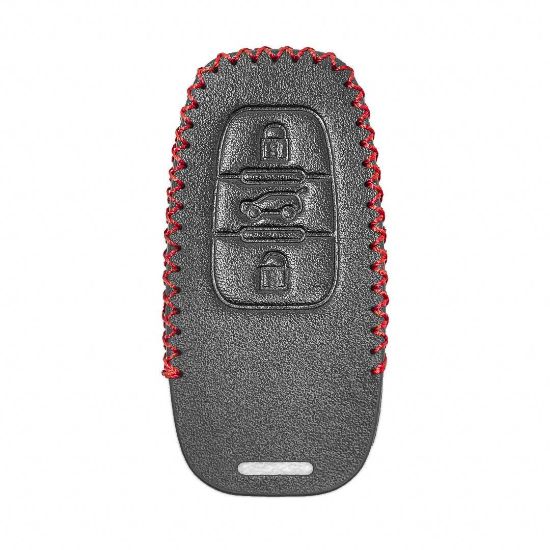Leather Case For Audi Smart Remote Key 3 Buttons