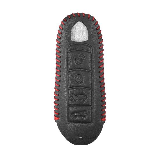 New Aftermarket Leather Case For Porsche Smart Remote Key 4 Buttons High Quality Best Price | Emirates Keys
