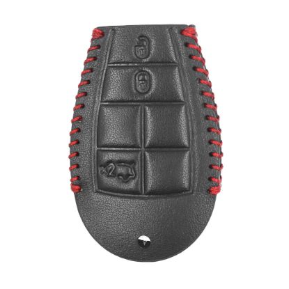 New Aftermarket Leather Case For Jeep Smart Remote Key 3+1 Buttons JP-S High Quality Best Price | Emirates Keys