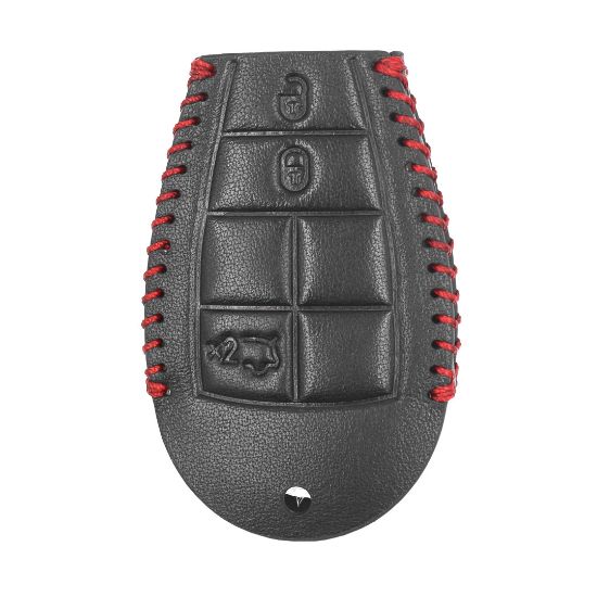 New Aftermarket Leather Case For Jeep Smart Remote Key 3+1 Buttons JP-S High Quality Best Price | Emirates Keys