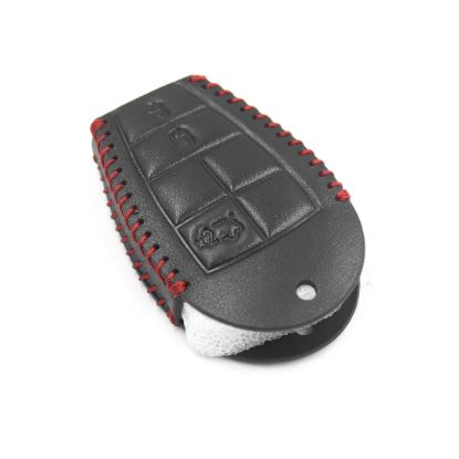 New Aftermarket Leather Case For Jeep Smart Remote Key 3+1 Buttons JP-S High Quality Best Price | Emirates Keys