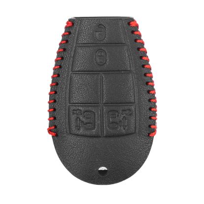 New Aftermarket Leather Case For Jeep Smart Remote Key 4+1 Buttons JP-Q High Quality Best Price | Emirates Keys