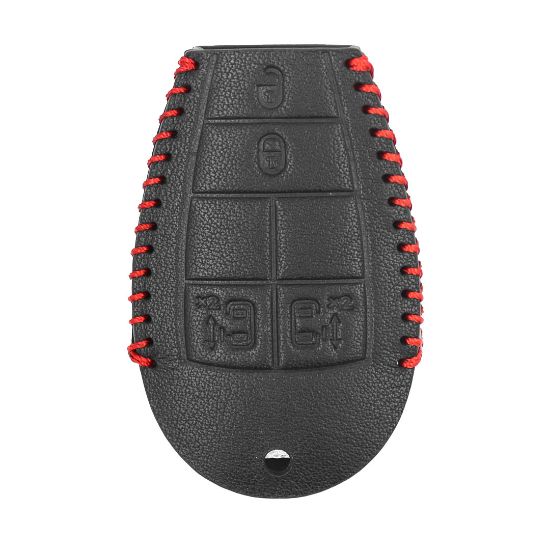 New Aftermarket Leather Case For Jeep Smart Remote Key 4+1 Buttons JP-Q High Quality Best Price | Emirates Keys