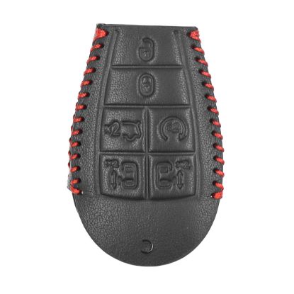 New Aftermarket Leather Case For Jeep Smart Remote Key 6+1 Buttons JP-P High Quality Best Price | Emirates Keys