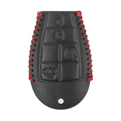 New Aftermarket Leather Case For Jeep Smart Remote Key 4+1 Buttons JP-N High Quality Best Price | Emirates Keys