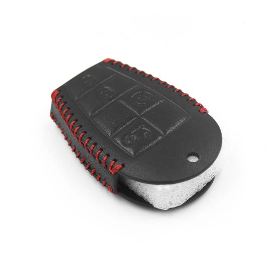 New Aftermarket Leather Case For Jeep Smart Remote Key 4+1 Buttons JP-N High Quality Best Price | Emirates Keys