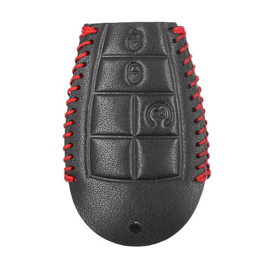 New Aftermarket Leather Case For Jeep Smart Remote Key 3+1 Buttons JP-J High Quality Best Price | Emirates Keys