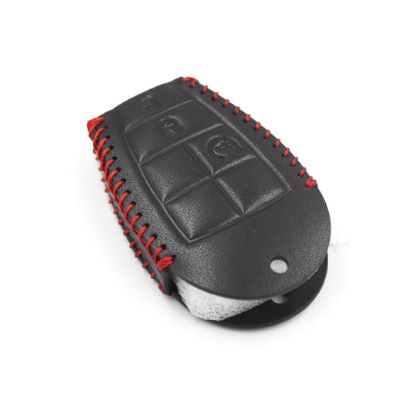 New Aftermarket Leather Case For Jeep Smart Remote Key 3+1 Buttons JP-J High Quality Best Price | Emirates Keys