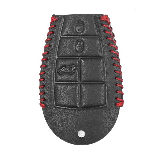 New Aftermarket Leather Case For Jeep Smart Remote Key 3+1 Buttons JP-M High Quality Best Price | Emirates Keys