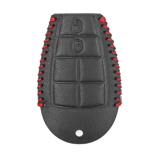 New Aftermarket Leather Case For Jeep Smart Remote Key 2+1 Buttons JP-I High Quality Best Price | Emirates Keys