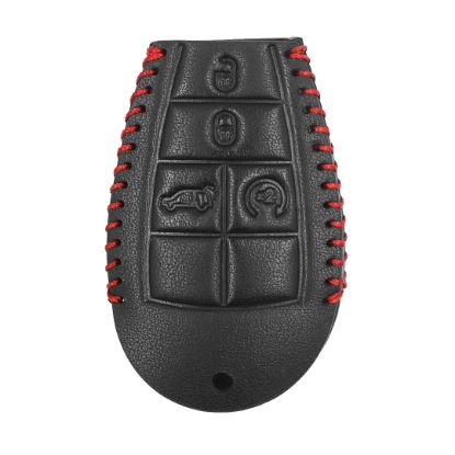 New Aftermarket Leather Case For Jeep Smart Remote Key 4+1 Buttons JP-L High Quality Best Price | Emirates Keys