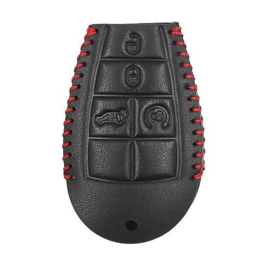 New Aftermarket Leather Case For Jeep Smart Remote Key 4+1 Buttons JP-L High Quality Best Price | Emirates Keys