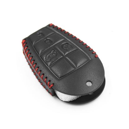 New Aftermarket Leather Case For Jeep Smart Remote Key 4+1 Buttons JP-L High Quality Best Price | Emirates Keys