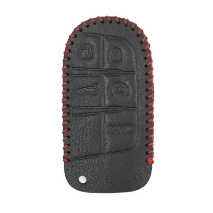 New Aftermarket Leather Case For Jeep Smart Remote Key 4+1 Buttons JP-G High Quality Best Price | Emirates Keys