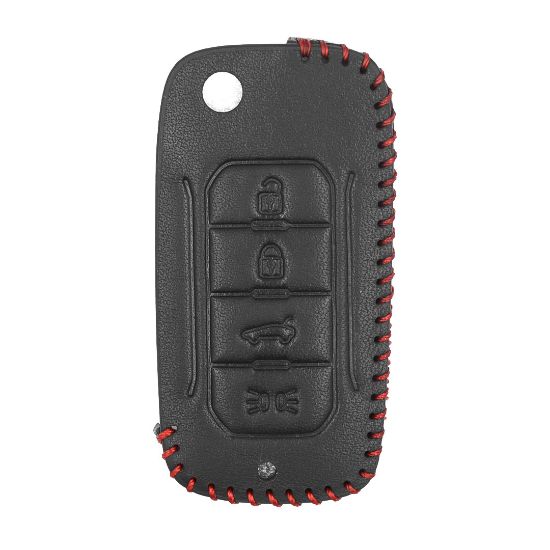 New Aftermarket Leather Case For Jeep Flip Remote Key 4 Buttons JP-E High Quality Best Price | Emirates Keys