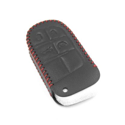 New Aftermarket Leather Case For Jeep Smart Remote Key 4 Buttons JP-C High Quality Best Price | Emirates Keys
