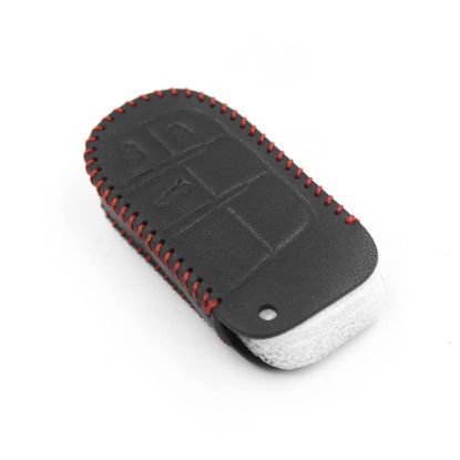 New Aftermarket Leather Case For Jeep Smart Remote Key 3 Buttons JP-B High Quality Best Price | Emirates Keys