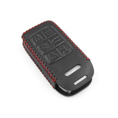 New Aftermarket Leather Case For Volvo Smart Remote Key 6 Buttons High Quality Best Price | Emirates Keys