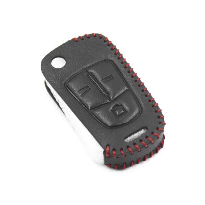 New Aftermarket Leather Case For Opel Flip Remote Key 3 Buttons OP-A High Quality Best Price | Emirates Keys