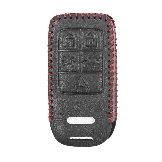 New Aftermarket Leather Case For Volvo Smart Remote Key 5 Buttons High Quality Best Price | Emirates Keys
