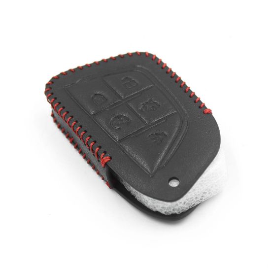 New Aftermarket Leather Case For Cadillac Smart Remote Key 5 Buttons CD-G High Quality Best Price | Emirates Keys