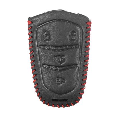 New Aftermarket Leather Case For Cadillac Smart Remote Key 4 Buttons High Quality Best Price | Emirates Keys