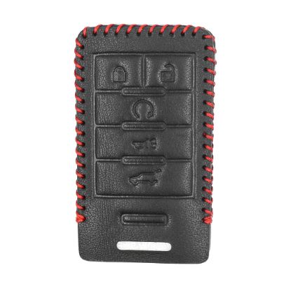 New Aftermarket Leather Case For Cadillac Smart Remote Key 4+1 Buttons High Quality Best Price | Emirates Keys